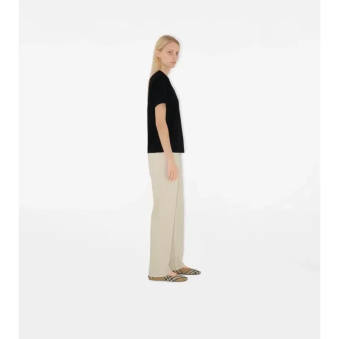 Tricou din bumbac Check Label Tricou din bumbac Check Label