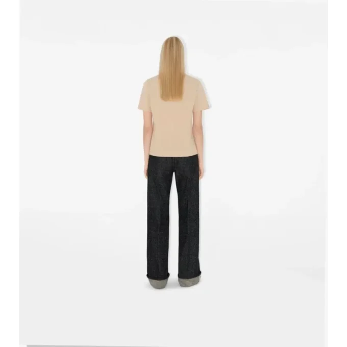 Tricou din bumbac Check Label Tricou din bumbac Check Label