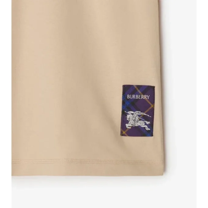 Tricou din bumbac Check Label Tricou din bumbac Check Label