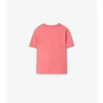 Tricou din bumbac cu bordură în carouri