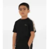 Tricou din bumbac cu bordură în carouri