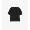 Tricou din bumbac cu bordură în carouri Tricou din bumbac cu bordură în carouri