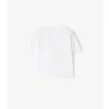 Tricou din bumbac cu bordură în carouri
