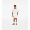 Tricou din bumbac cu bordură în carouri Tricou din bumbac cu bordură în carouri