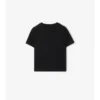 Tricou din bumbac cu bordură în carouri