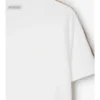 Tricou din bumbac cu bordură în carouri Tricou din bumbac cu bordură în carouri