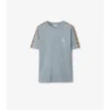 Tricou din bumbac cu borduri în carouri