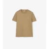 Tricou din bumbac cu borduri în carouri Tricou din bumbac cu borduri în carouri