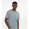 Tricou din bumbac cu borduri în carouri