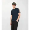 Tricou din bumbac cu borduri în carouri Tricou din bumbac cu borduri în carouri