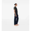Tricou din bumbac cu borduri în carouri Tricou din bumbac cu borduri în carouri
