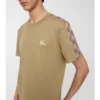 Tricou din bumbac cu borduri în carouri Tricou din bumbac cu borduri în carouri