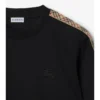 Tricou din bumbac cu borduri în carouri Tricou din bumbac cu borduri în carouri
