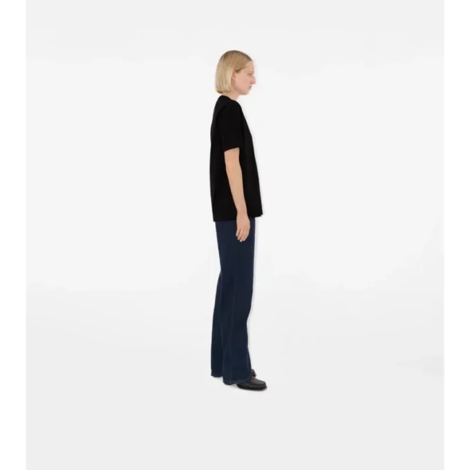 Tricou din bumbac cu buzunar în carouri Tricou din bumbac cu buzunar în carouri