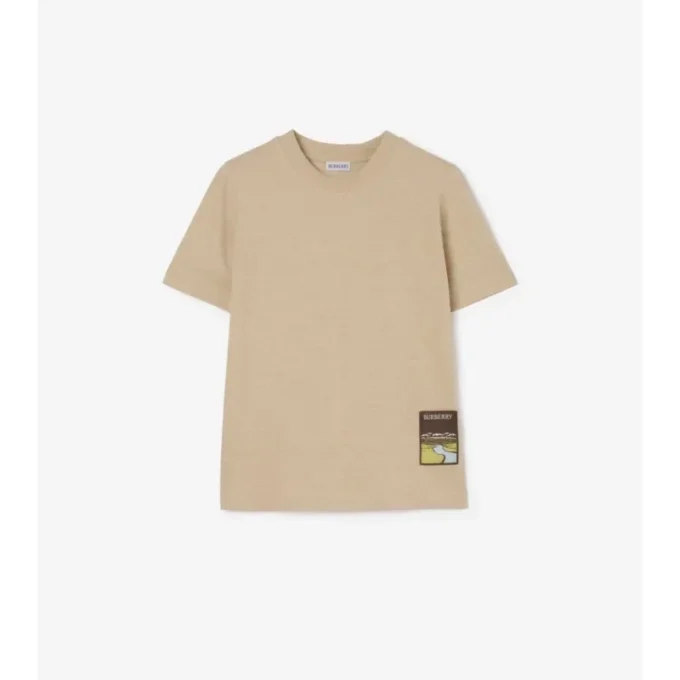 Tricou din bumbac cu etichetă Landscape Tricou din bumbac cu etichetă Landscape
