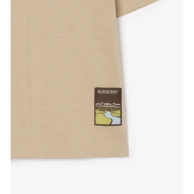 Tricou din bumbac cu etichetă Landscape Tricou din bumbac cu etichetă Landscape