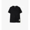 Tricou din bumbac cu etichetă în carouri