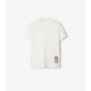 Tricou din bumbac cu etichetă în carouri