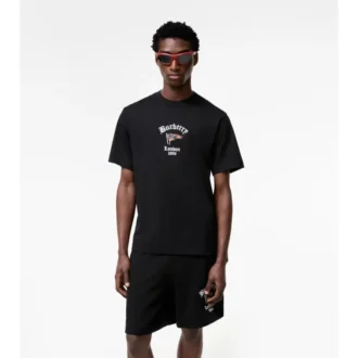 Tricou din bumbac cu imprimeu Check Flag