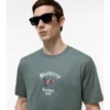 Tricou din bumbac cu imprimeu Check Flag Tricou din bumbac cu imprimeu Check Flag