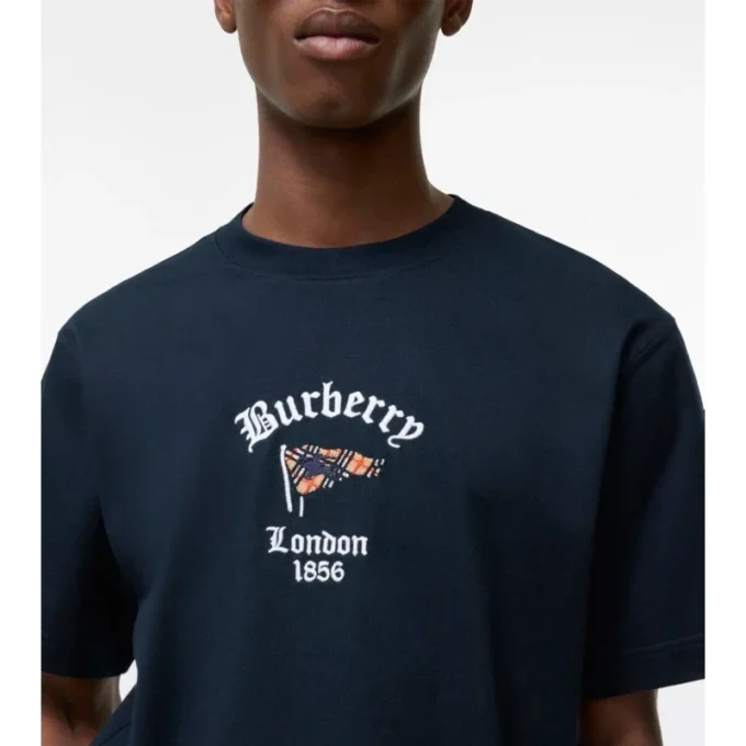 Tricou din bumbac cu imprimeu Check Flag Tricou din bumbac cu imprimeu Check Flag