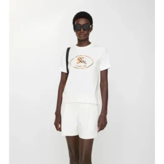 Tricou din bumbac cu imprimeu Check Knight Tricou din bumbac cu imprimeu Check Knight