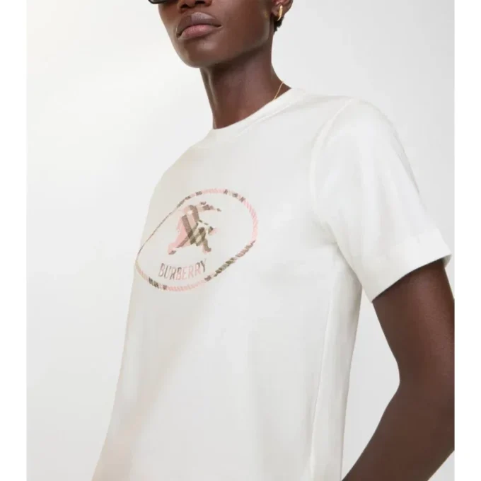 Tricou din bumbac cu imprimeu Check Knight Tricou din bumbac cu imprimeu Check Knight