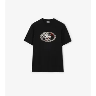 Tricou din bumbac cu imprimeu Check Knight Stamp