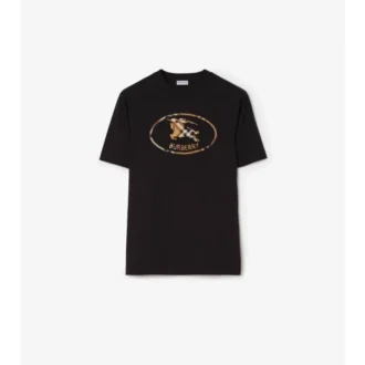 Tricou din bumbac cu imprimeu Check Knight Stamp