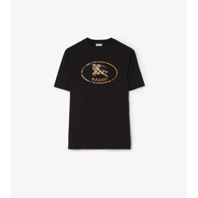 Tricou din bumbac cu imprimeu Check Knight Stamp