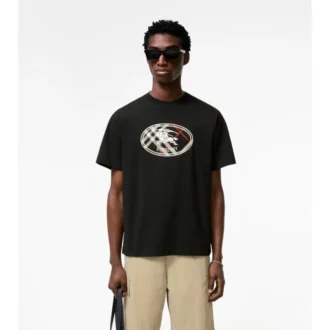Tricou din bumbac cu imprimeu Check Knight Stamp