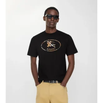 Tricou din bumbac cu imprimeu Check Knight Stamp