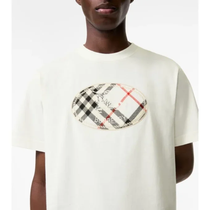 Tricou din bumbac cu imprimeu Check Knight Stamp