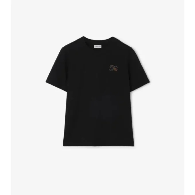 Tricou din bumbac cu imprimeu Ekd Check