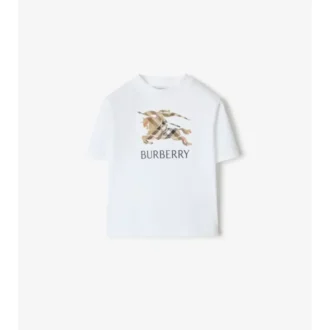 Tricou din bumbac cu imprimeu EKD Check