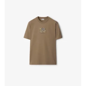 Tricou din bumbac cu imprimeu Ekd Check