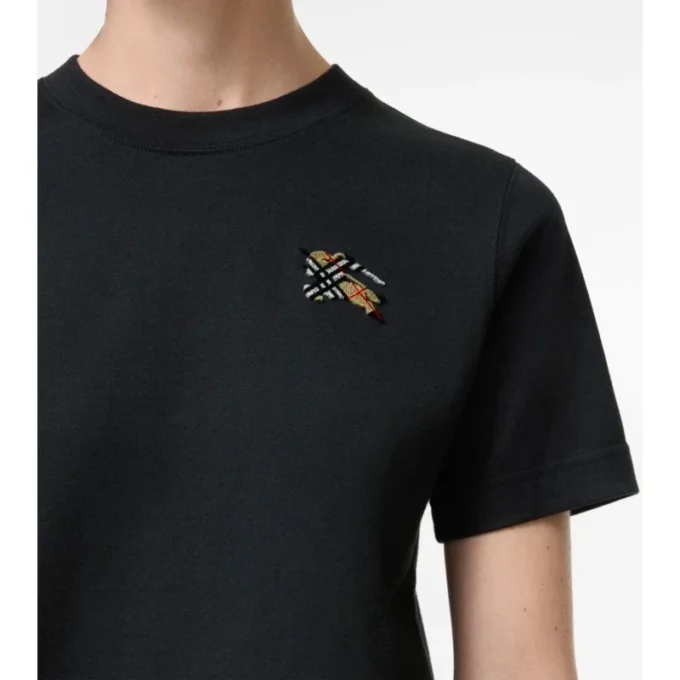 Tricou din bumbac cu imprimeu Ekd Check