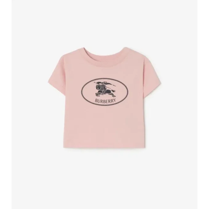 Tricou din bumbac cu imprimeu Knight Stamp
