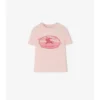 Tricou din bumbac cu imprimeu Knight Stamp