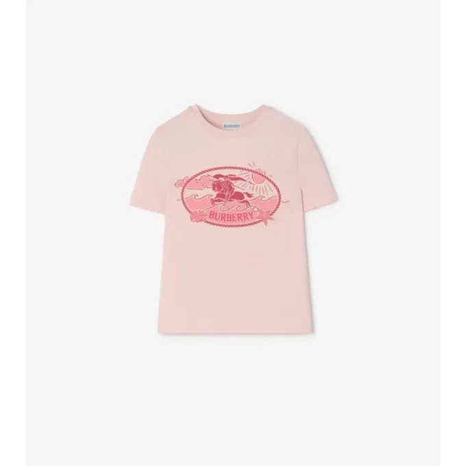 Tricou din bumbac cu imprimeu Knight Stamp
