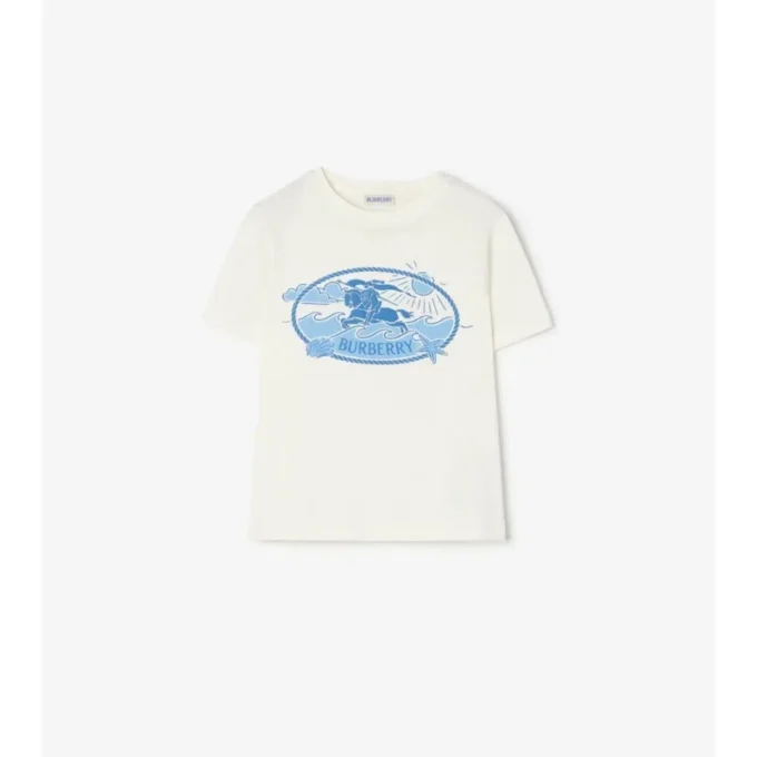 Tricou din bumbac cu imprimeu Knight Stamp Tricou din bumbac cu imprimeu Knight Stamp