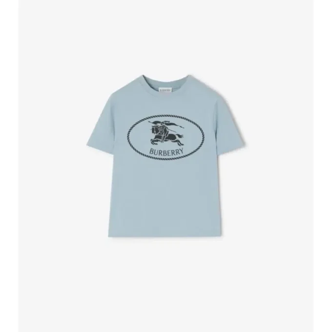 Tricou din bumbac cu imprimeu Knight Stamp Tricou din bumbac cu imprimeu Knight Stamp