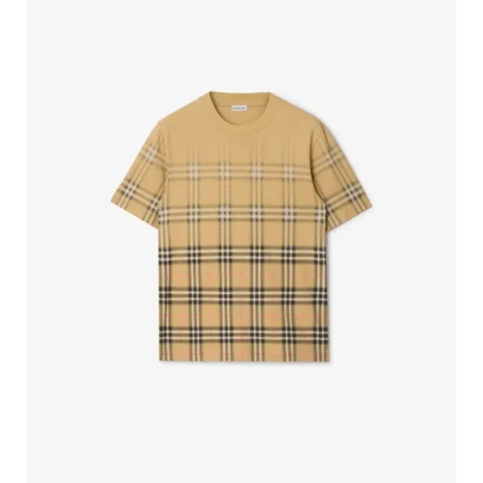 Tricou din bumbac cu imprimeu în degrade