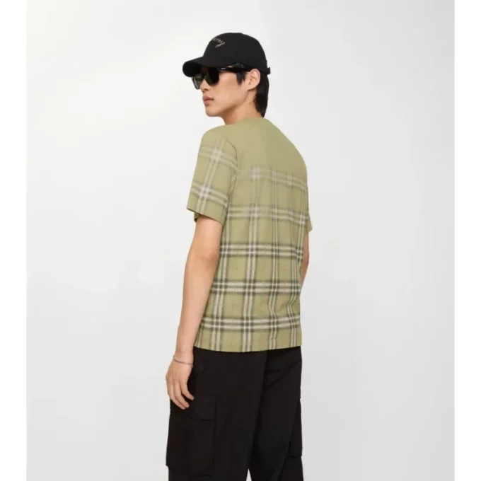 Tricou din bumbac cu imprimeu în degrade