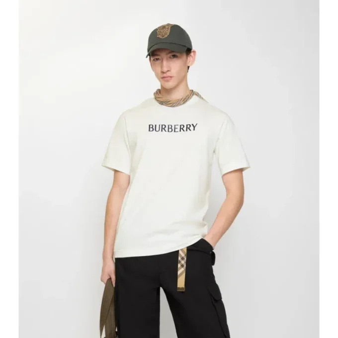 Tricou din bumbac cu logo Tricou din bumbac cu logo