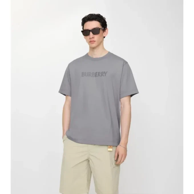 Tricou din bumbac cu logo Tricou din bumbac cu logo