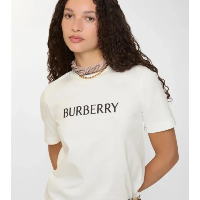 Tricou din bumbac cu logo Tricou din bumbac cu logo