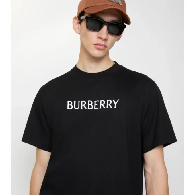 Tricou din bumbac cu logo Tricou din bumbac cu logo