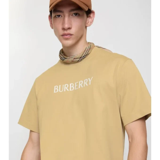Tricou din bumbac cu logo Tricou din bumbac cu logo