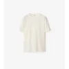 Tricou din bumbac cu logo cursiv în carouri Tricou din bumbac cu logo cursiv în carouri